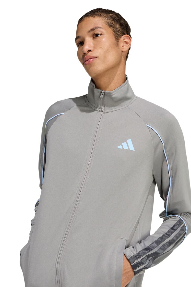 adidas Sportswear Спортен екип с контрасти Stadium Светло сив/Ледено синьо