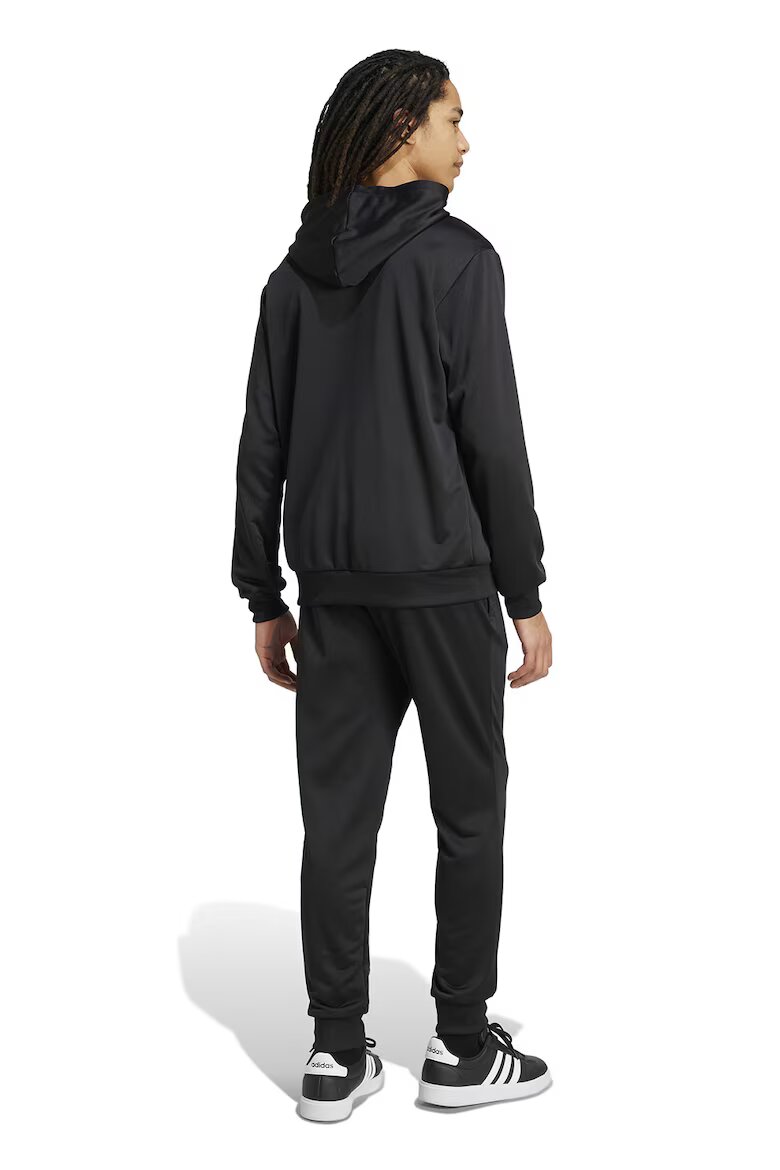 adidas Sportswear Спортен екип с лого Бял/Черен