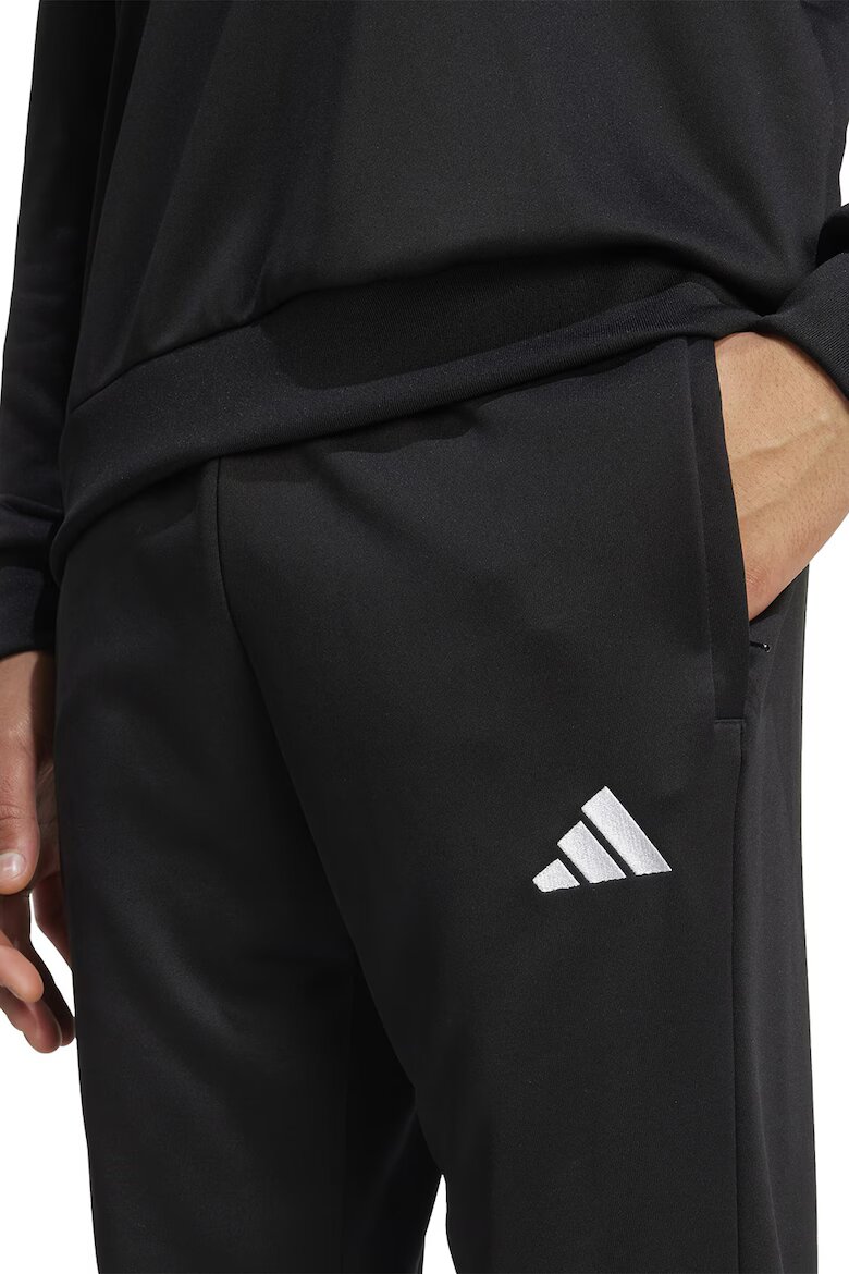 adidas Sportswear Спортен екип с лого Бял/Черен