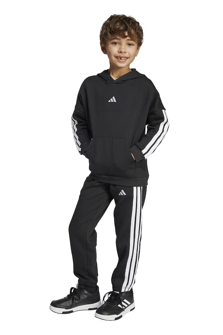 adidas Sportswear Спортен екип с лого Бял/Черен