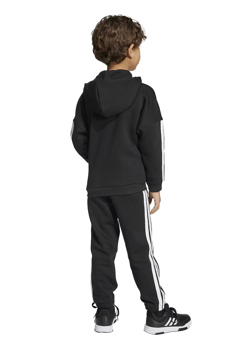 adidas Sportswear Спортен екип с лого Бял/Черен