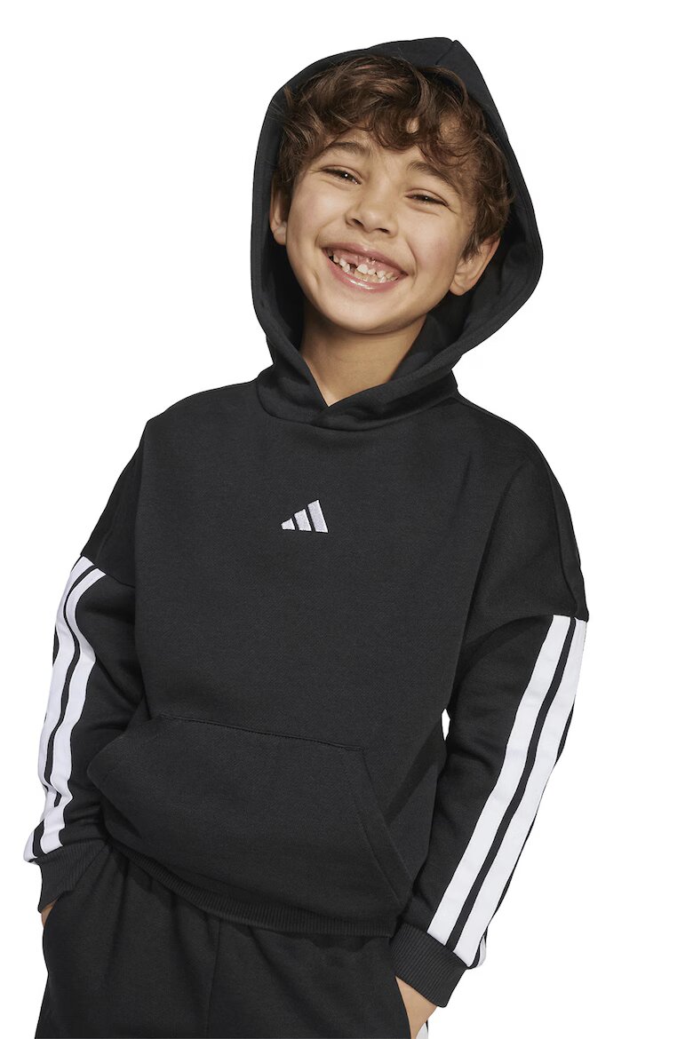 adidas Sportswear Спортен екип с лого Бял/Черен