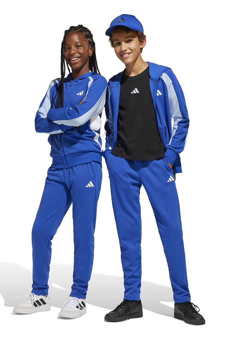 adidas Sportswear Спортен екип с лого Бял/Кралско Синьо/Син