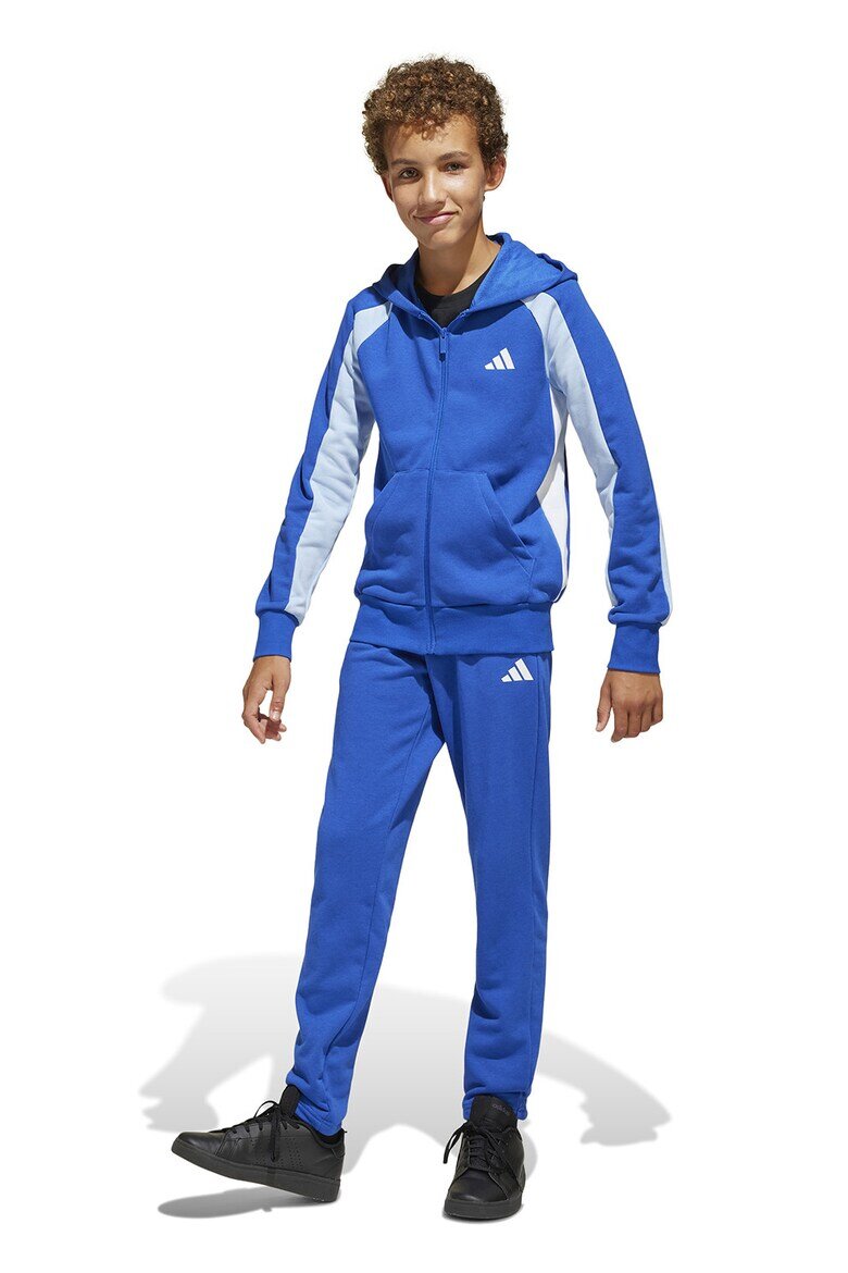 adidas Sportswear Спортен екип с лого Бял/Кралско Синьо/Син