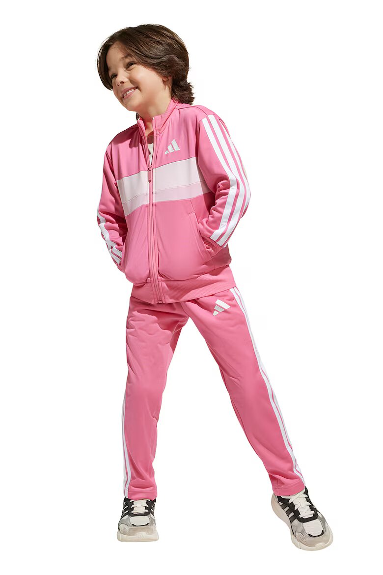 adidas Sportswear Спортен екип с лого Бял/Пастелнорозов