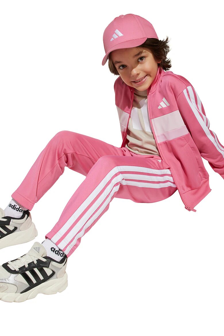 adidas Sportswear Спортен екип с лого Бял/Пастелнорозов