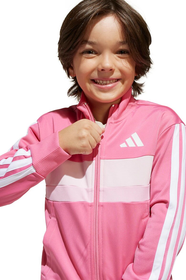 adidas Sportswear Спортен екип с лого Бял/Пастелнорозов