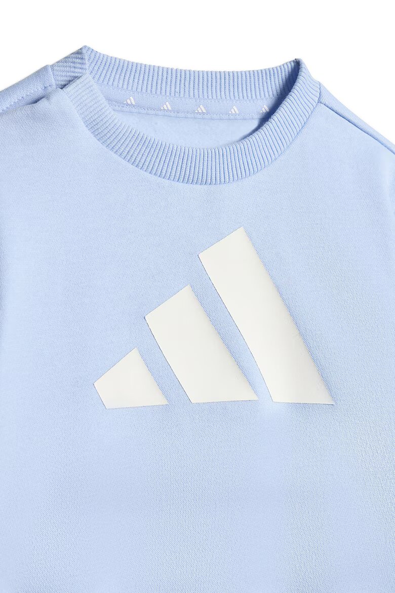 adidas Sportswear Спортен екип с лого Бял/Пастелносин