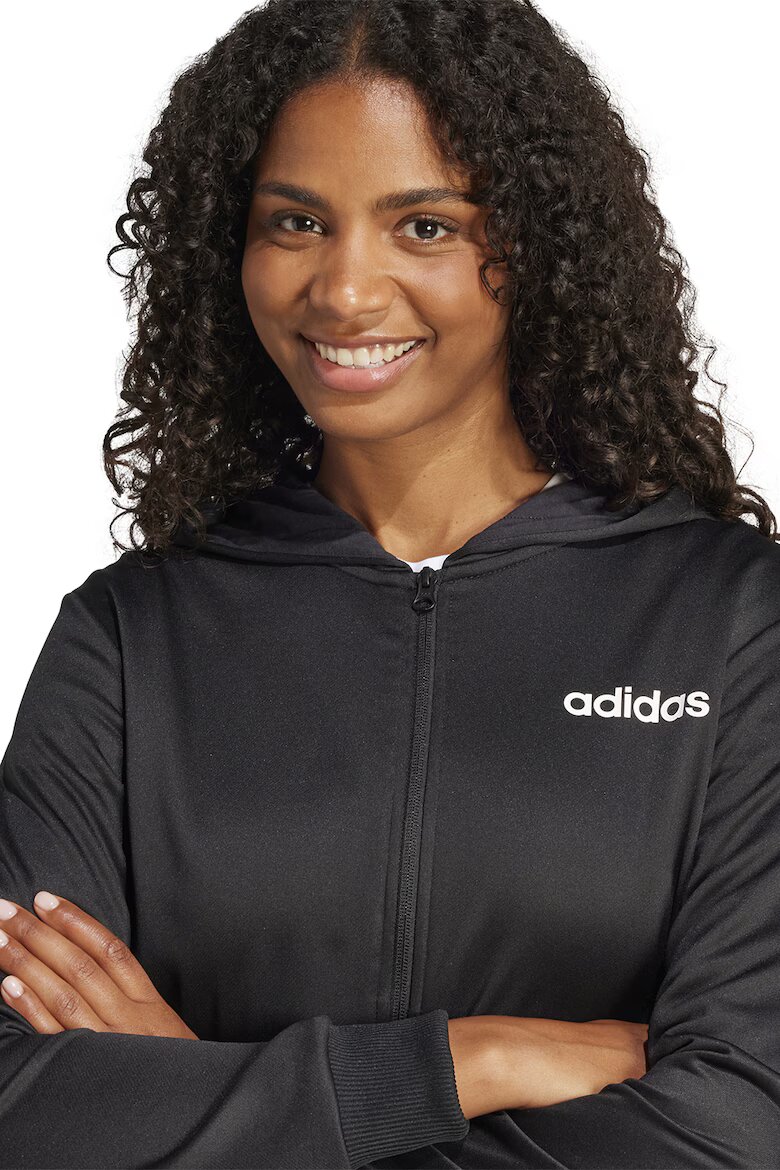 adidas Sportswear Спортен екип с лого Черен