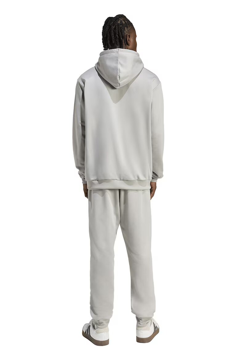 adidas Sportswear Спортен екип с лого Черен/Сив меланж