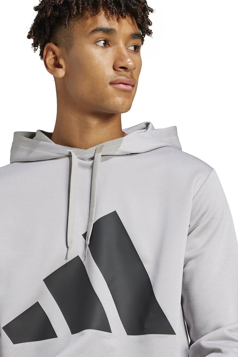 adidas Sportswear Спортен екип с лого Черен/Светло сив