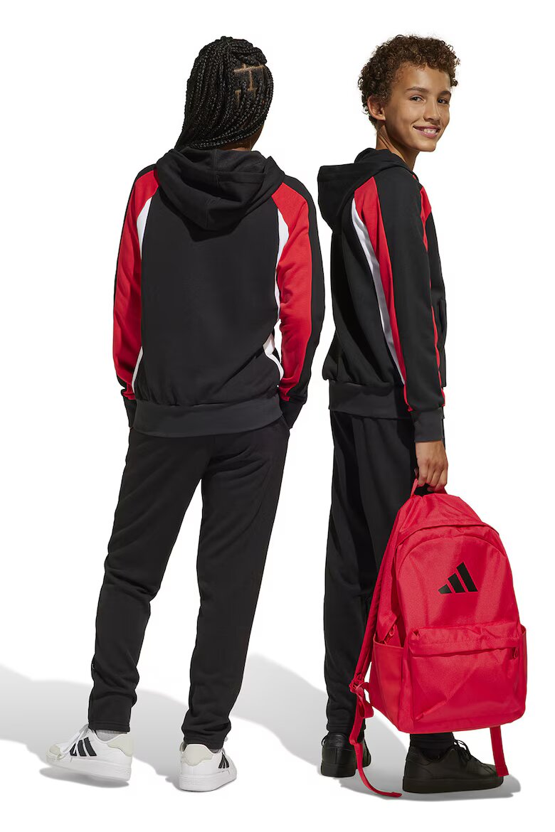 adidas Sportswear Спортен екип с лого Червен/Бял/Избеляло черно