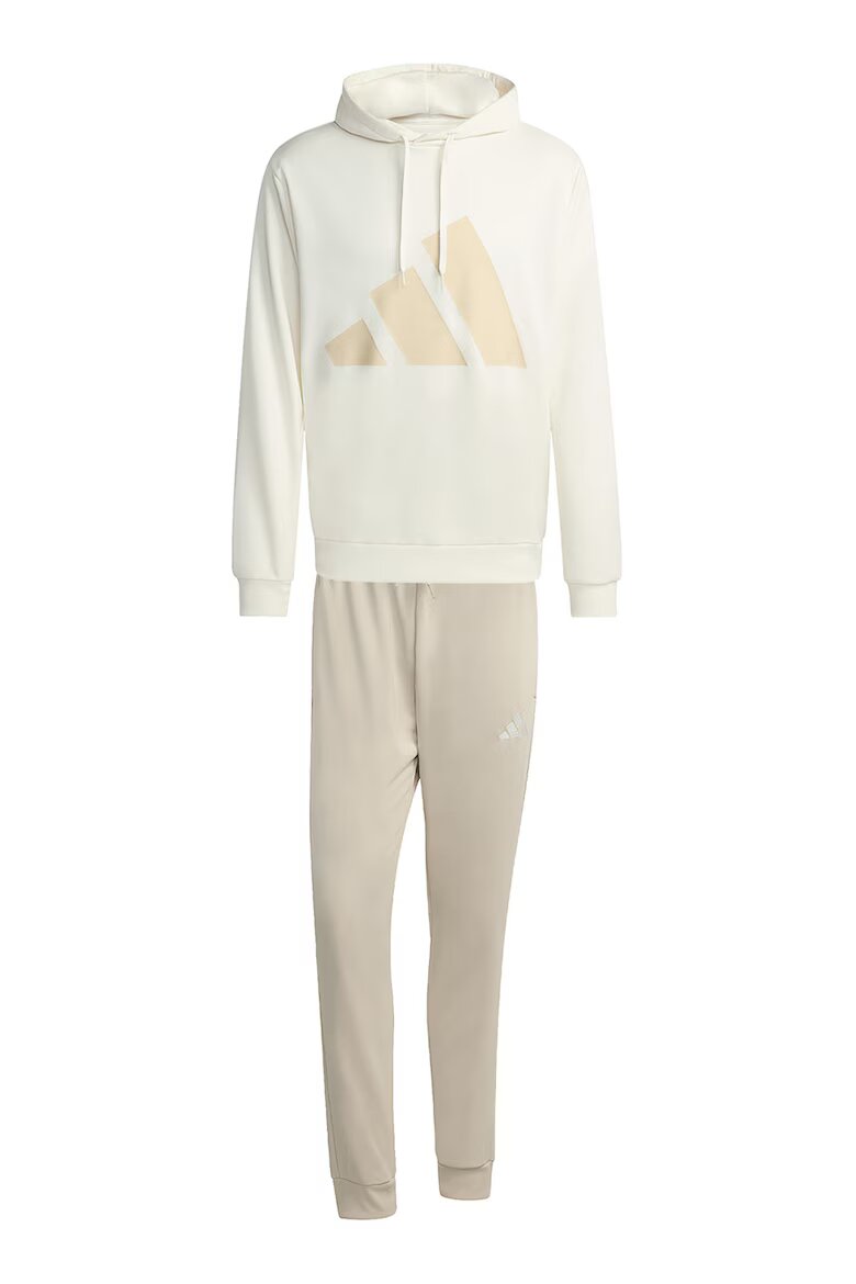 adidas Sportswear Спортен екип с лого Мръснобял