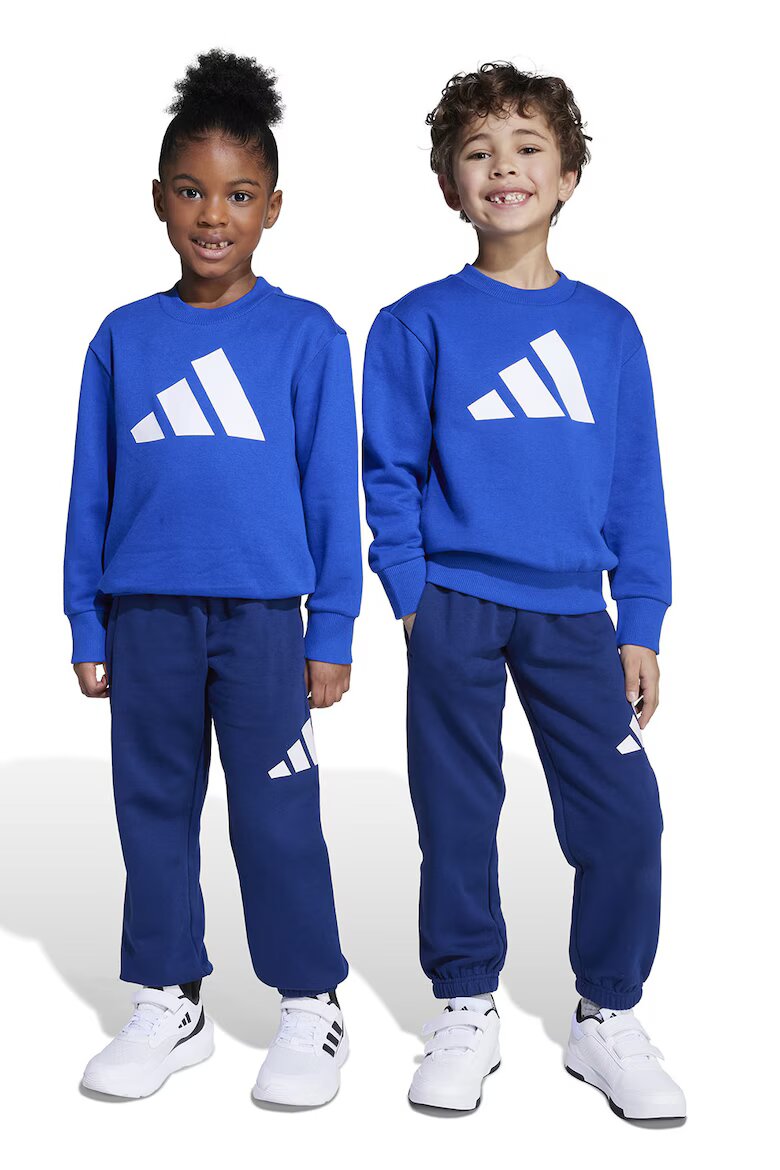 adidas Sportswear Спортен екип с лого Тъмносин/Кралско Синьо