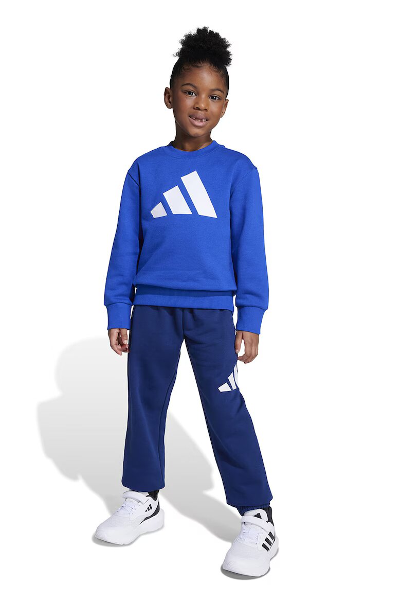 adidas Sportswear Спортен екип с лого Тъмносин/Кралско Синьо