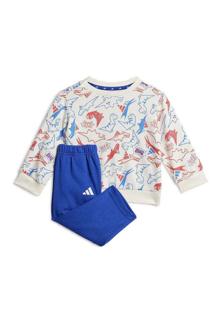 adidas Sportswear Спортен екип с памук - Кралско Синьо/Мръснобял