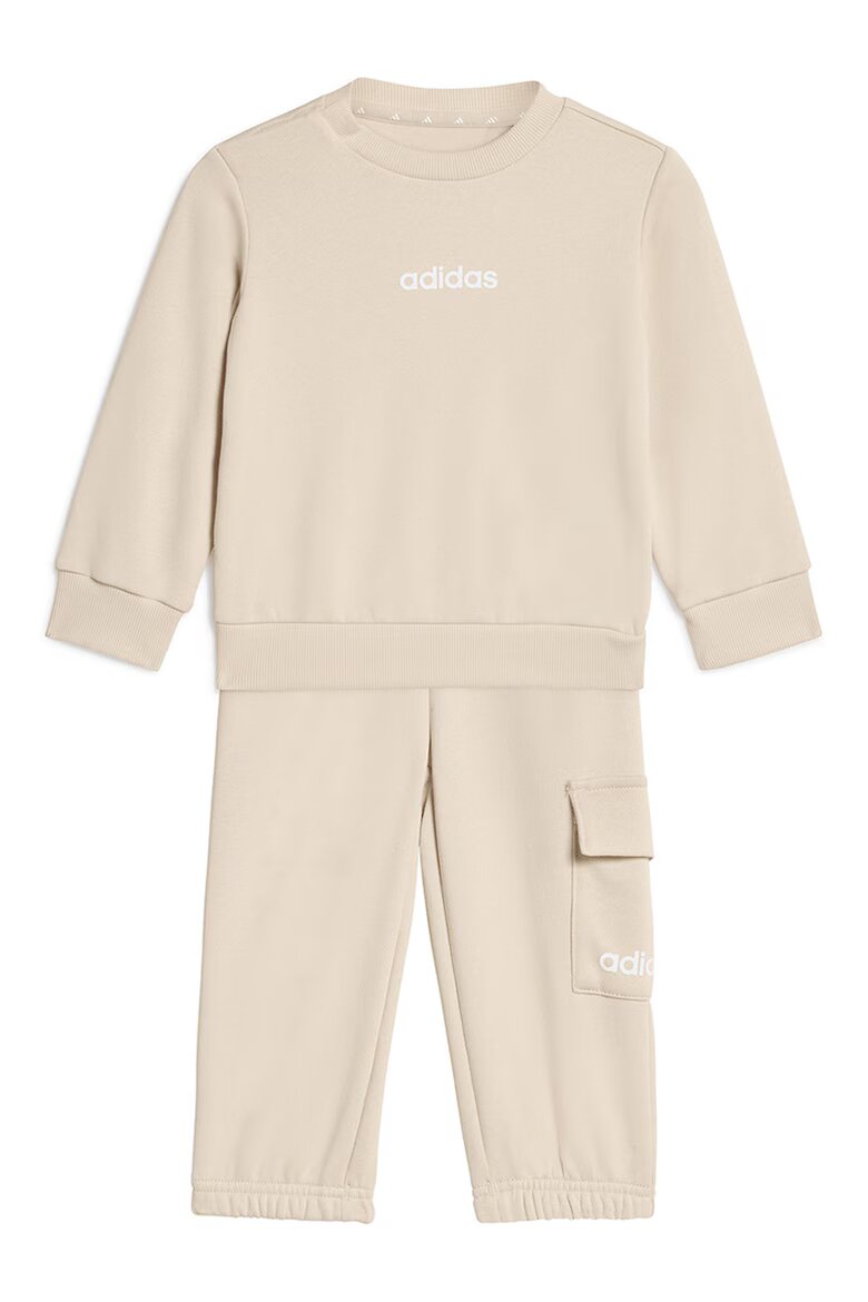 adidas Sportswear Спортен екип с памук с карго джоб Бял/Крем