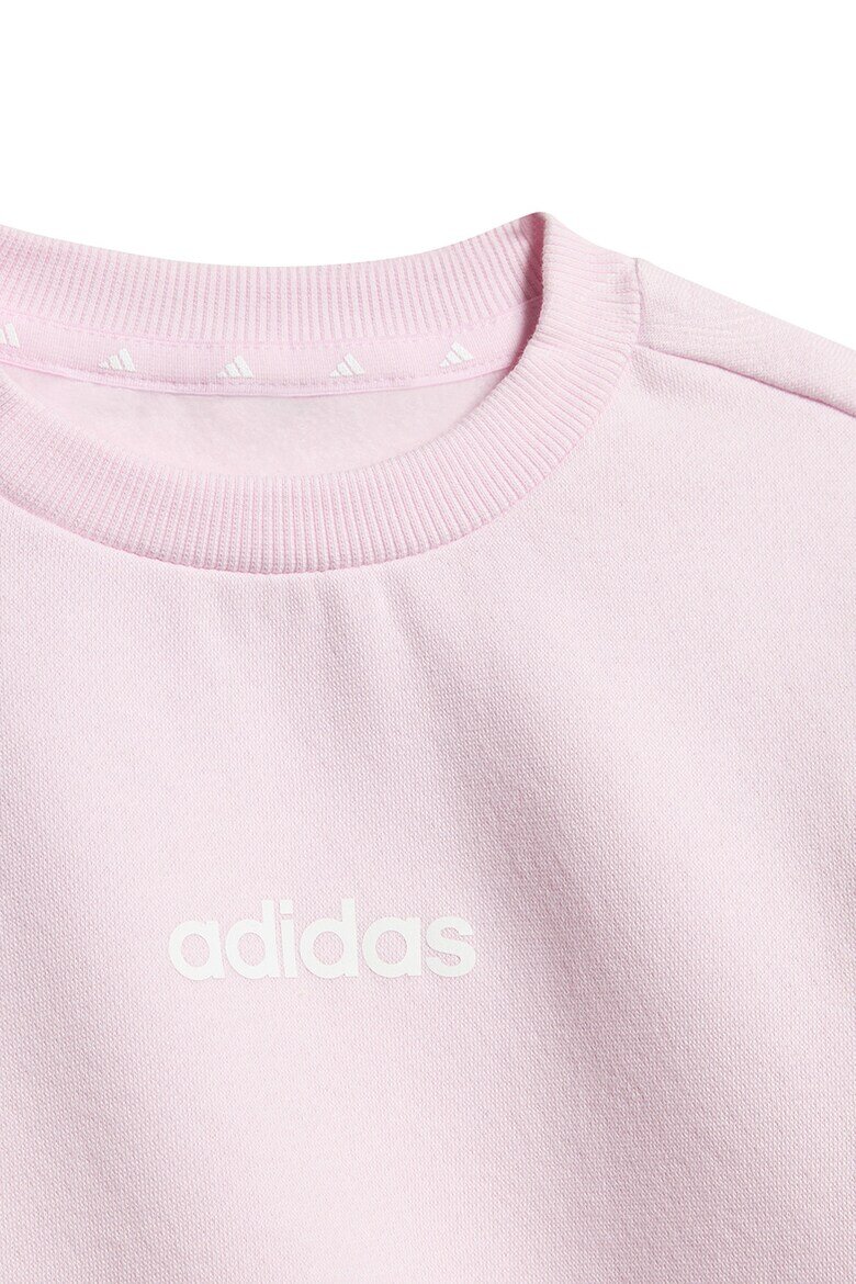 adidas Sportswear Спортен екип с памук с карго джоб Пастелнорозов/Сив меланж