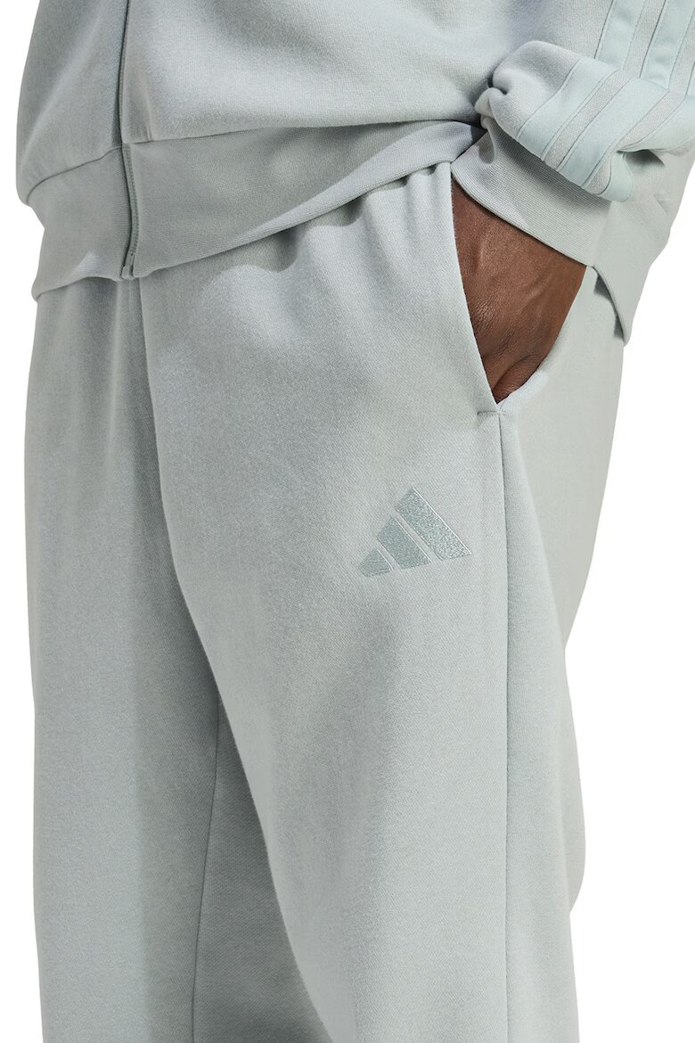 adidas Sportswear Спортен екип с памук с лого Бледозелен