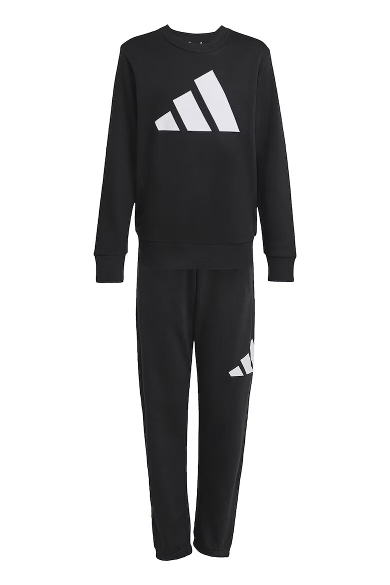 adidas Sportswear Спортен екип с памук с лого Бял/Антрацитно сиво