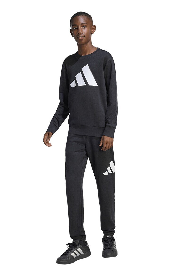adidas Sportswear Спортен екип с памук с лого Бял/Антрацитно сиво