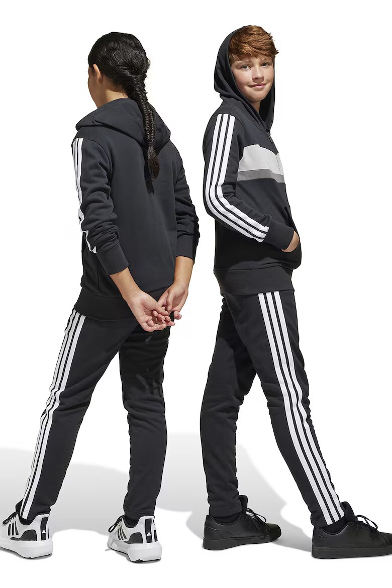 adidas Sportswear Спортен екип с памук с лого Бял/Черен/Сив