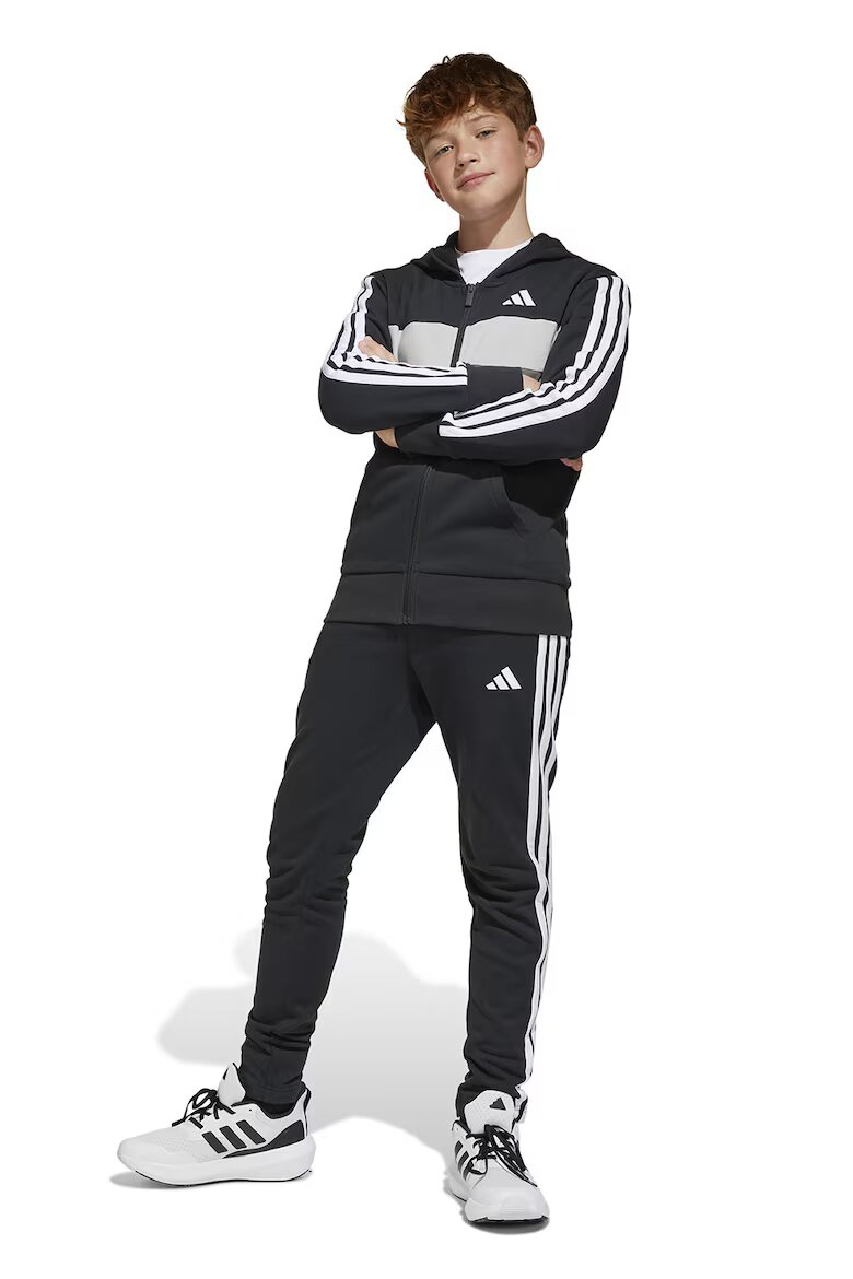 adidas Sportswear Спортен екип с памук с лого Бял/Черен/Сив