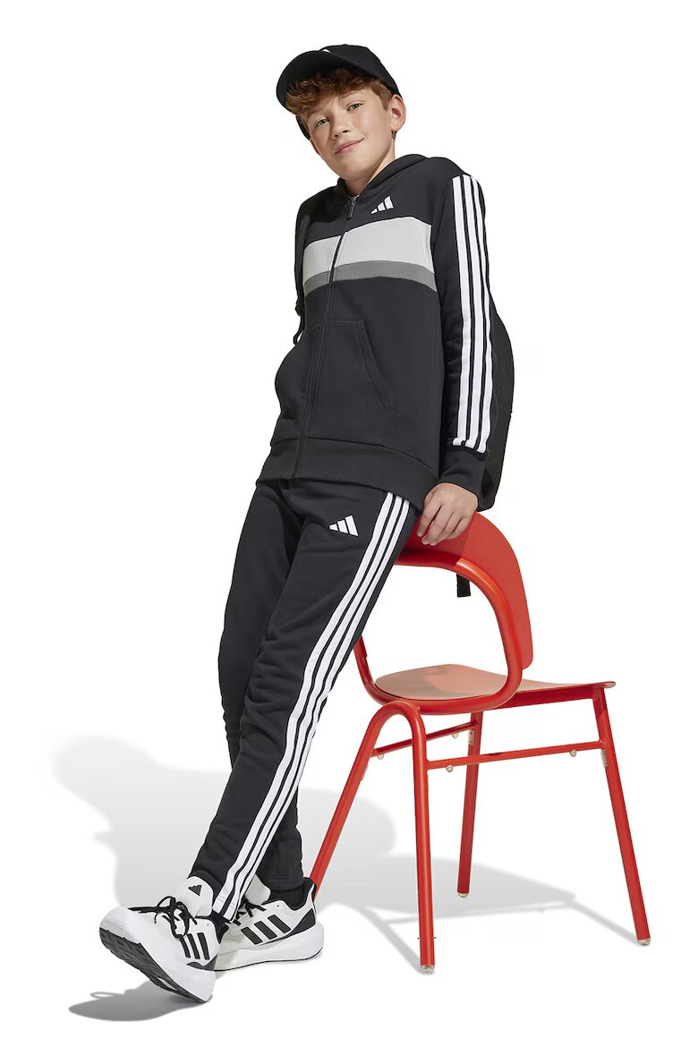 adidas Sportswear Спортен екип с памук с лого Бял/Черен/Сив