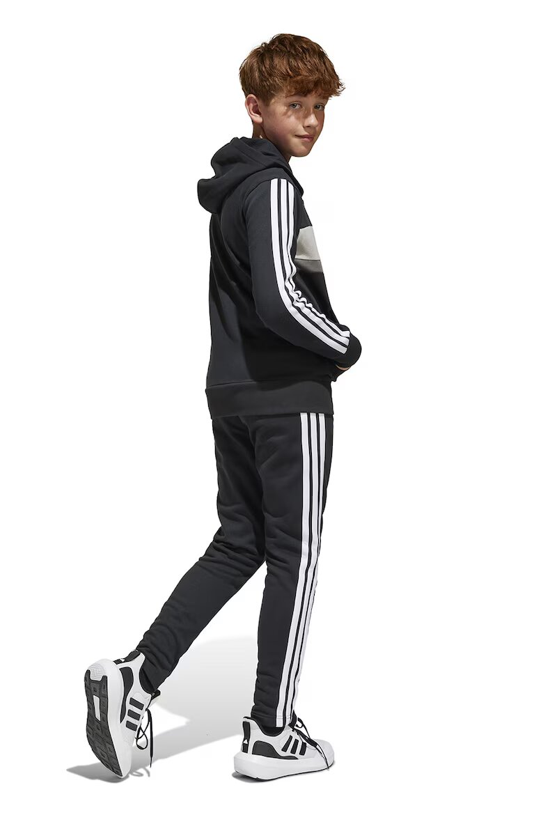 adidas Sportswear Спортен екип с памук с лого Бял/Черен/Сив
