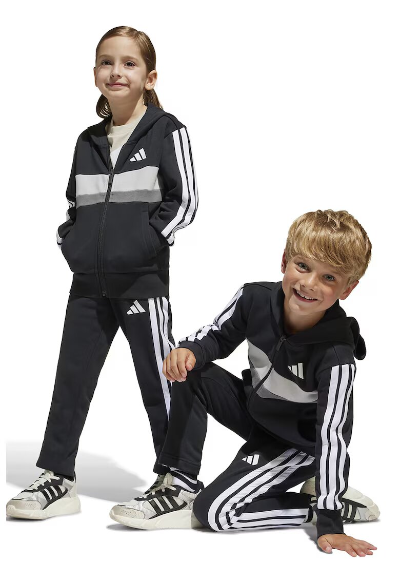 adidas Sportswear Спортен екип с памук с лого - Бял/Черен/Сив
