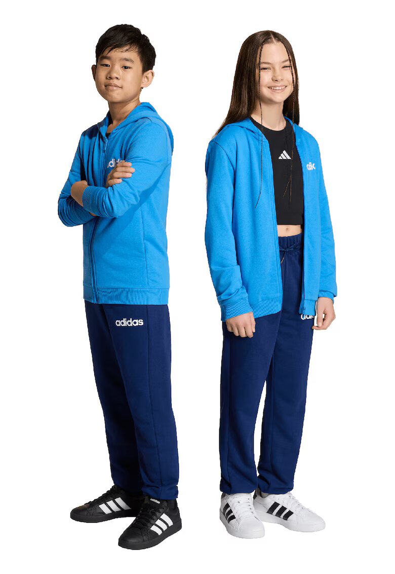 adidas Sportswear Спортен екип с памук с лого - Бял/Прашно синьо/Светлосин