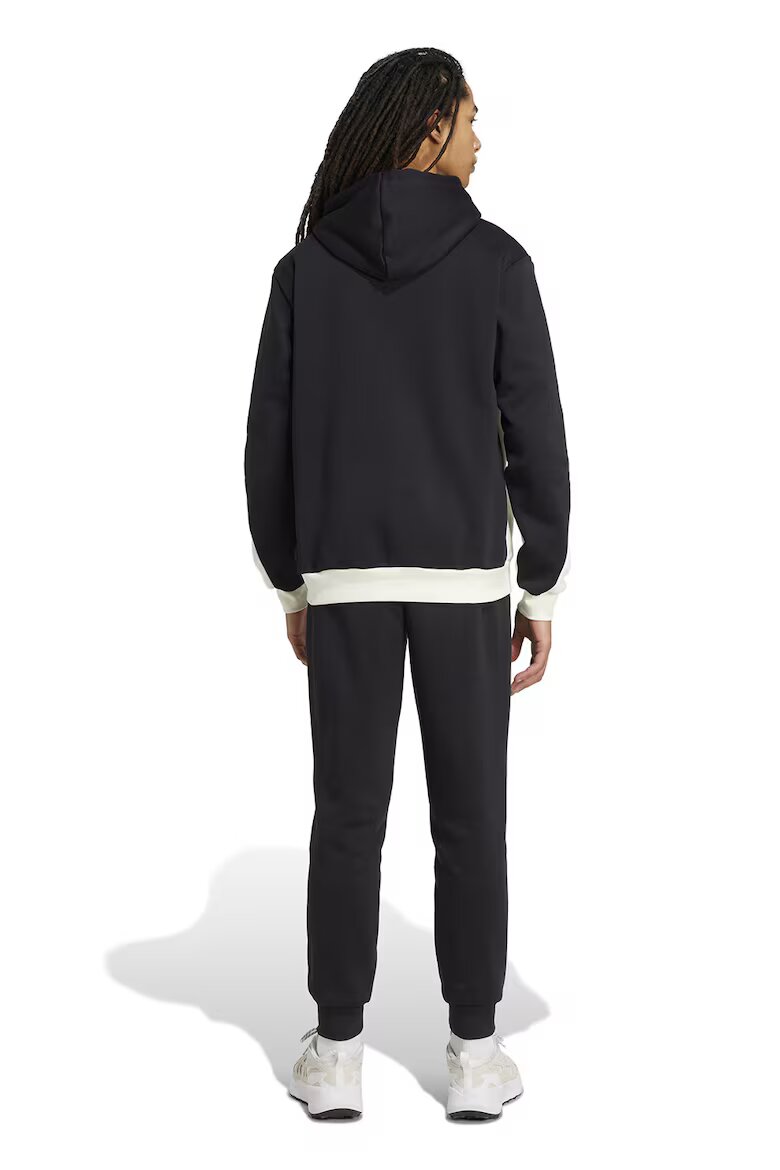 adidas Sportswear Спортен екип с памук с лого Черен/Мръснобял