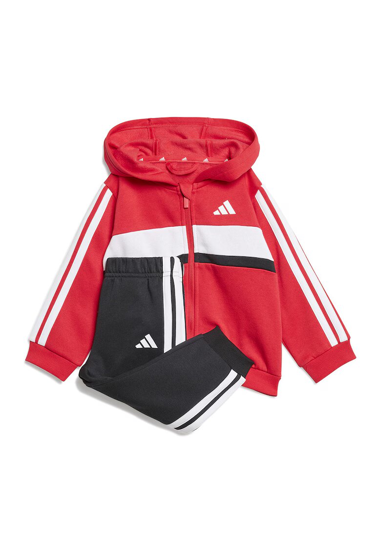 adidas Sportswear Спортен екип с памук с лого - Червен/Бял/Черен