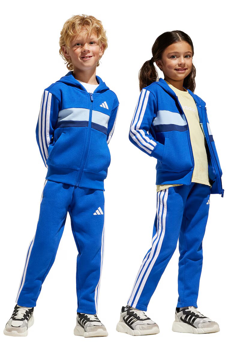 adidas Sportswear Спортен екип с памук с лого Кралско Синьо/Бял