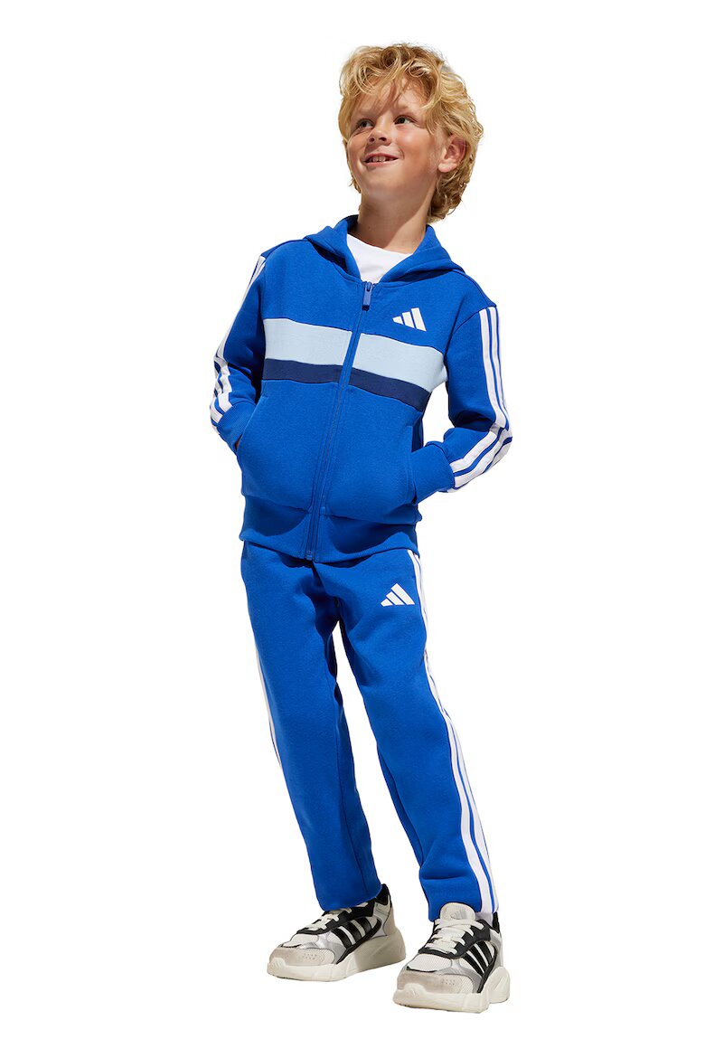 adidas Sportswear Спортен екип с памук с лого Кралско Синьо/Бял