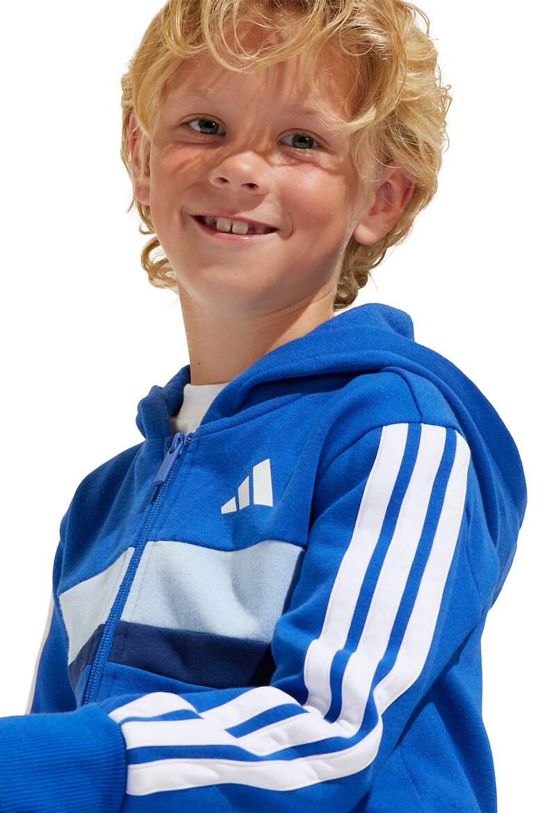 adidas Sportswear Спортен екип с памук с лого Кралско Синьо/Бял
