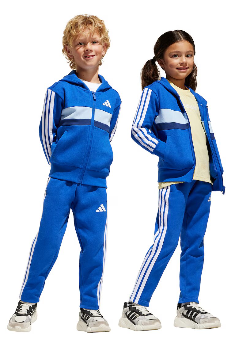 adidas Sportswear Спортен екип с памук с лого - Кралско Синьо/Бял