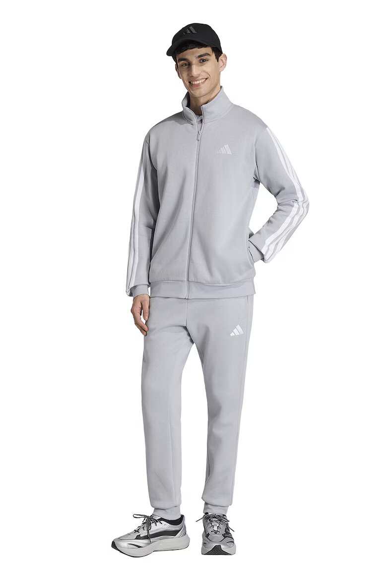 adidas Sportswear Спортен екип с памук с лого Светло сив