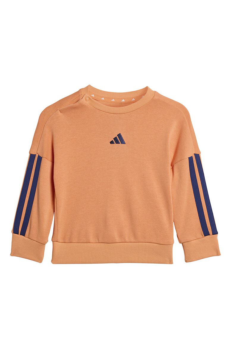 adidas Sportswear Спортен екип с памук с овално деколте Бледооранжев/Тъмносин
