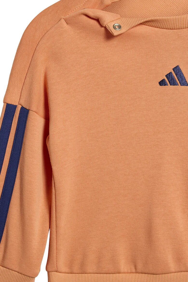 adidas Sportswear Спортен екип с памук с овално деколте Бледооранжев/Тъмносин