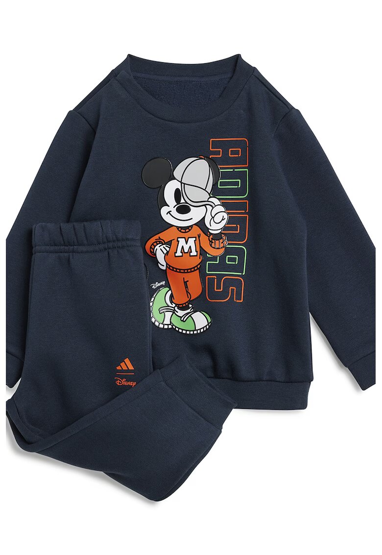 adidas Sportswear Спортен екип с принт на Mickey Mouse - Ултрамарин синьо/Мандарина/Бял