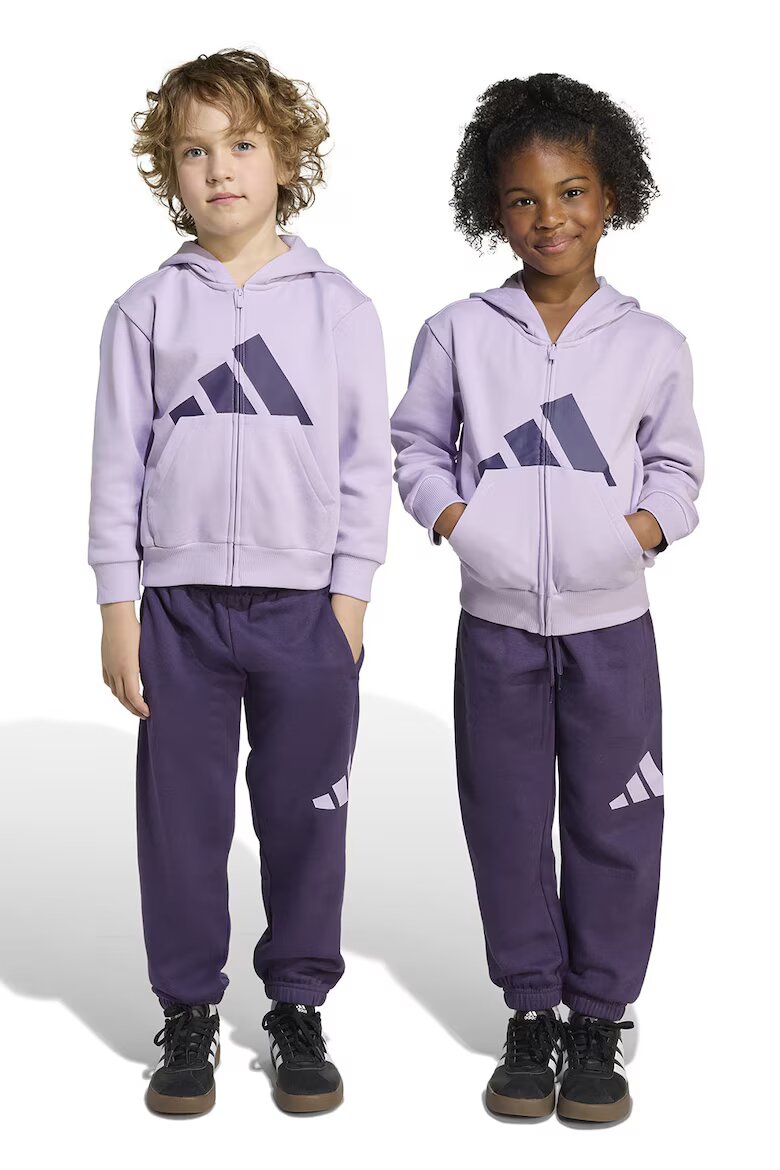 adidas Sportswear Спортен екип с цип и качулка Лилав/Аметист