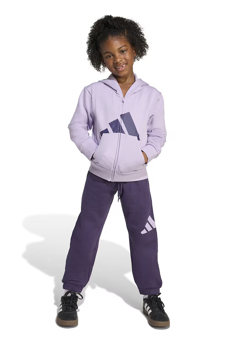 adidas Sportswear Спортен екип с цип и качулка Лилав/Аметист