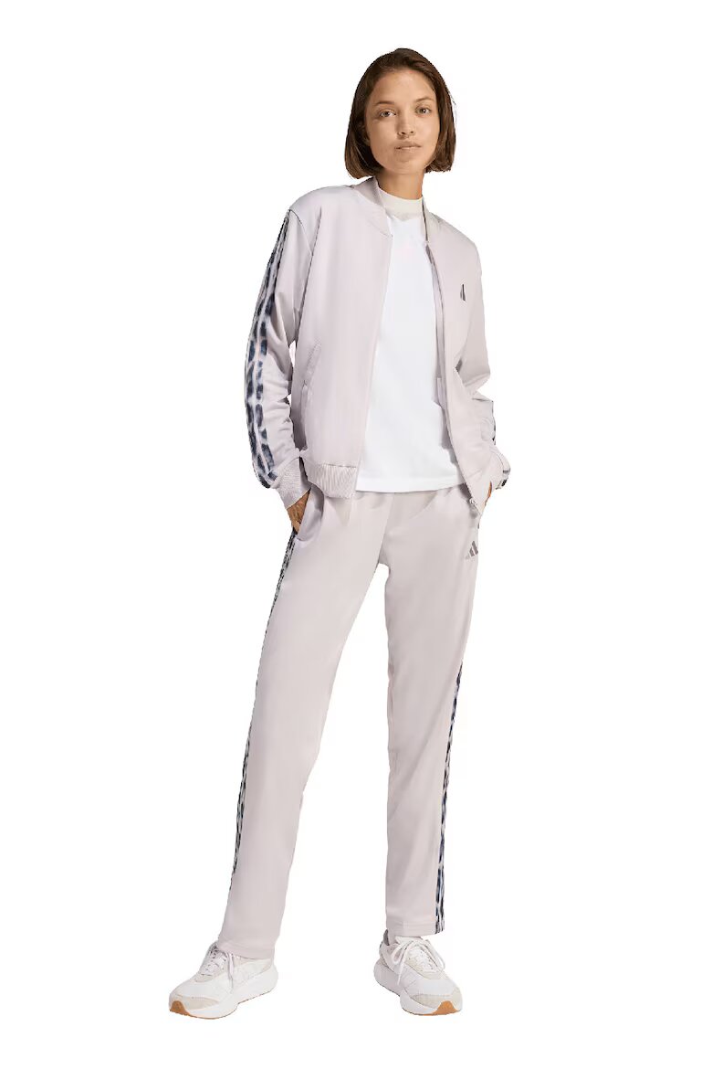 adidas Sportswear Спортен екип с цип и контрасти Бледа лила
