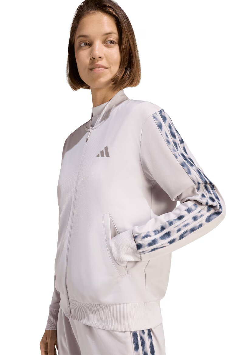 adidas Sportswear Спортен екип с цип и контрасти Бледа лила