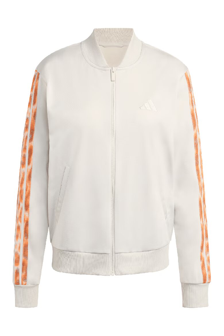 adidas Sportswear Спортен екип с цип и контрасти Оранжев/Бежов