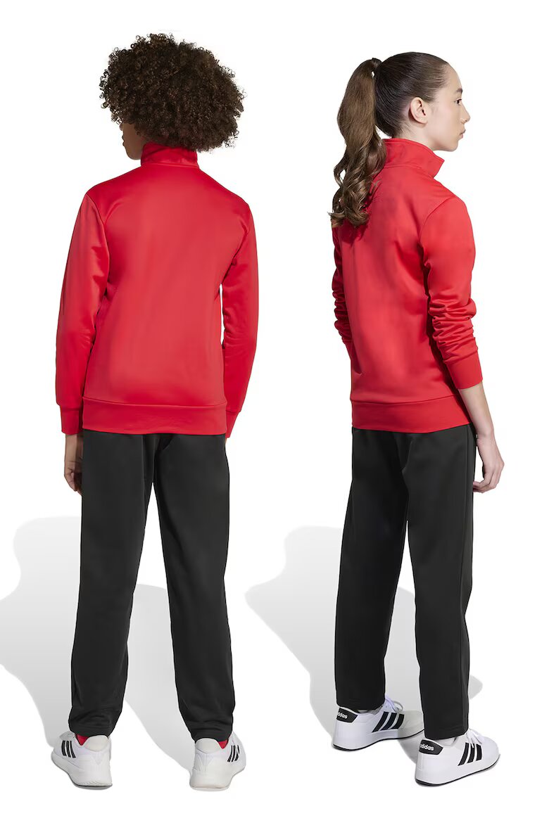 adidas Sportswear Спортен екип с цип и лого Бял/Черен/Корал