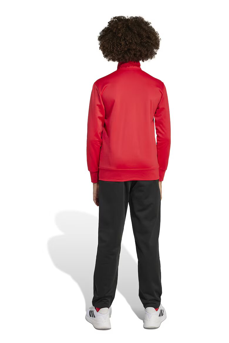 adidas Sportswear Спортен екип с цип и лого Бял/Черен/Корал