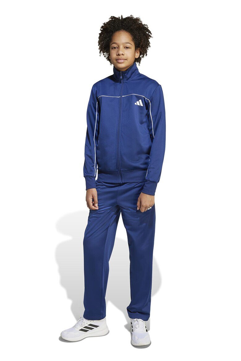 adidas Sportswear Спортен екип с цип и лого Тъмносин