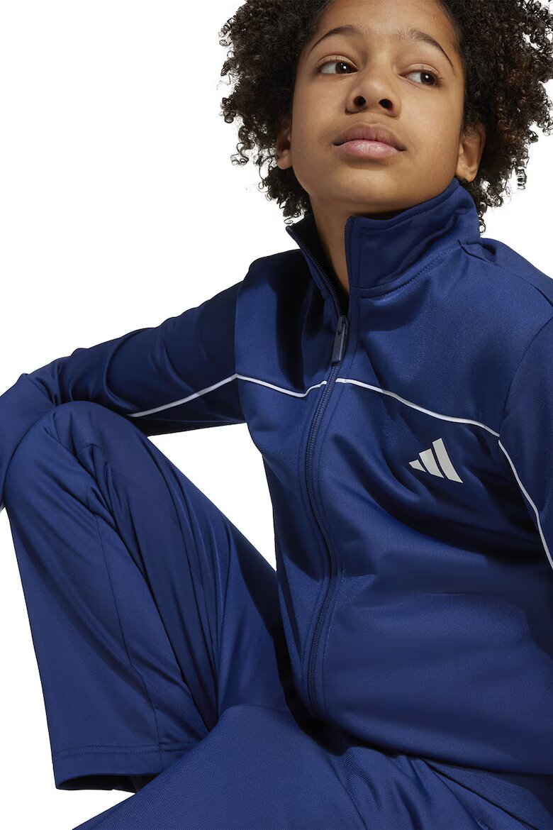 adidas Sportswear Спортен екип с цип и лого Тъмносин